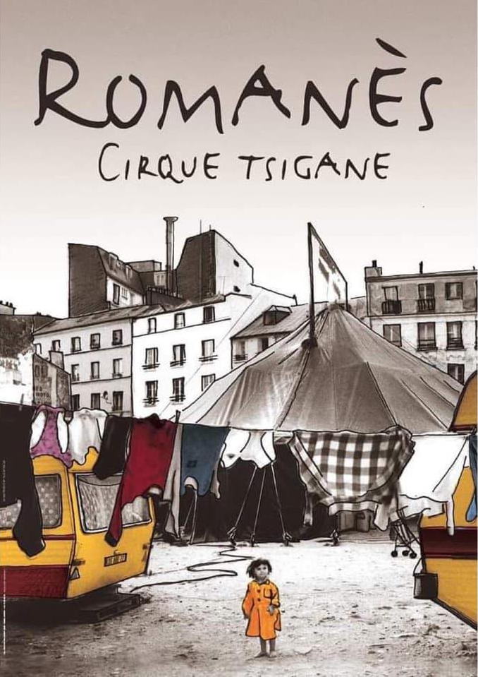 Affiche. Chapiteau Cirque Romanès. Grand Réveillon 2013 - Folie Tzigane en zone libre. 2023-12-31